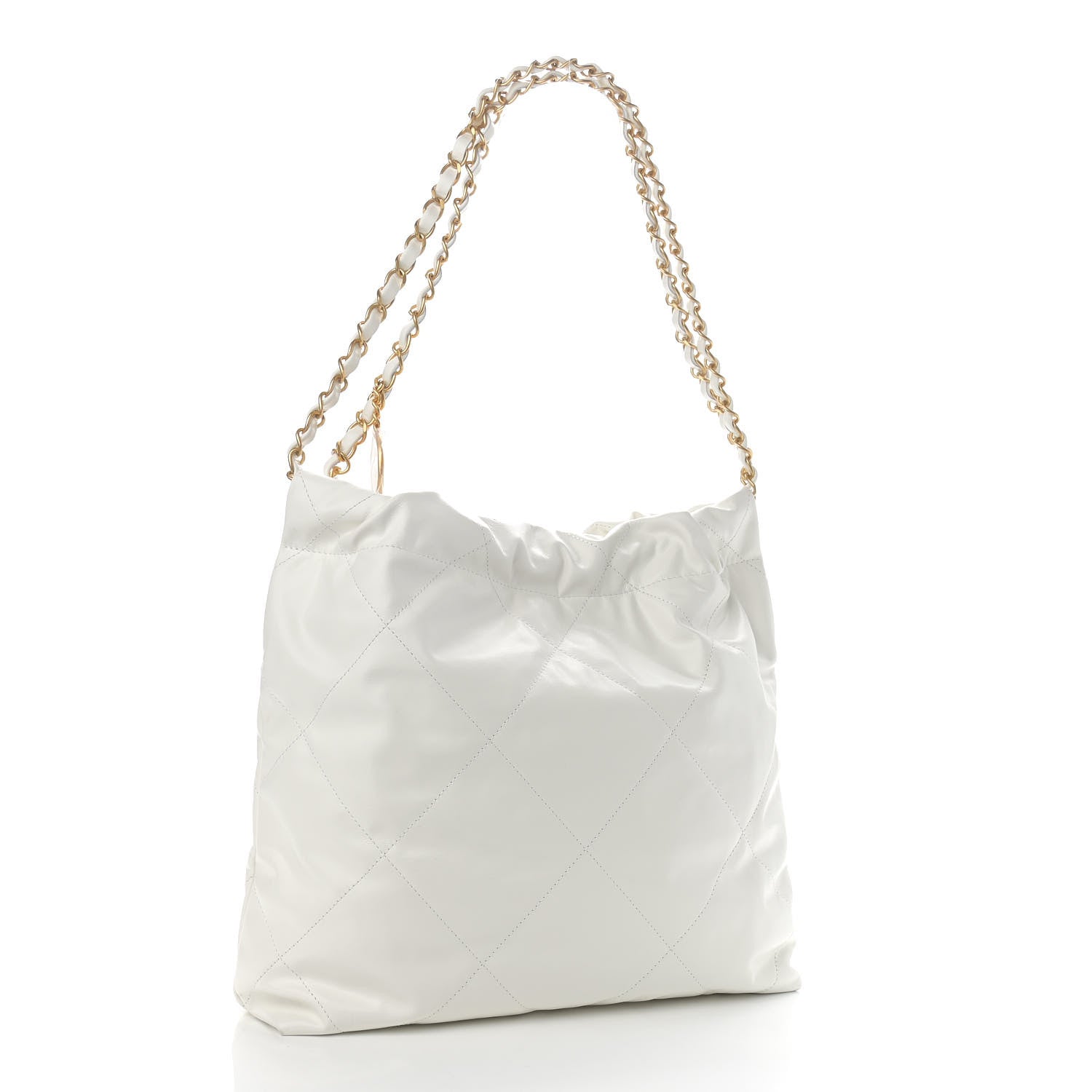 Chanel Calfskin Quilted Small Chanel 22 White 4 of 11