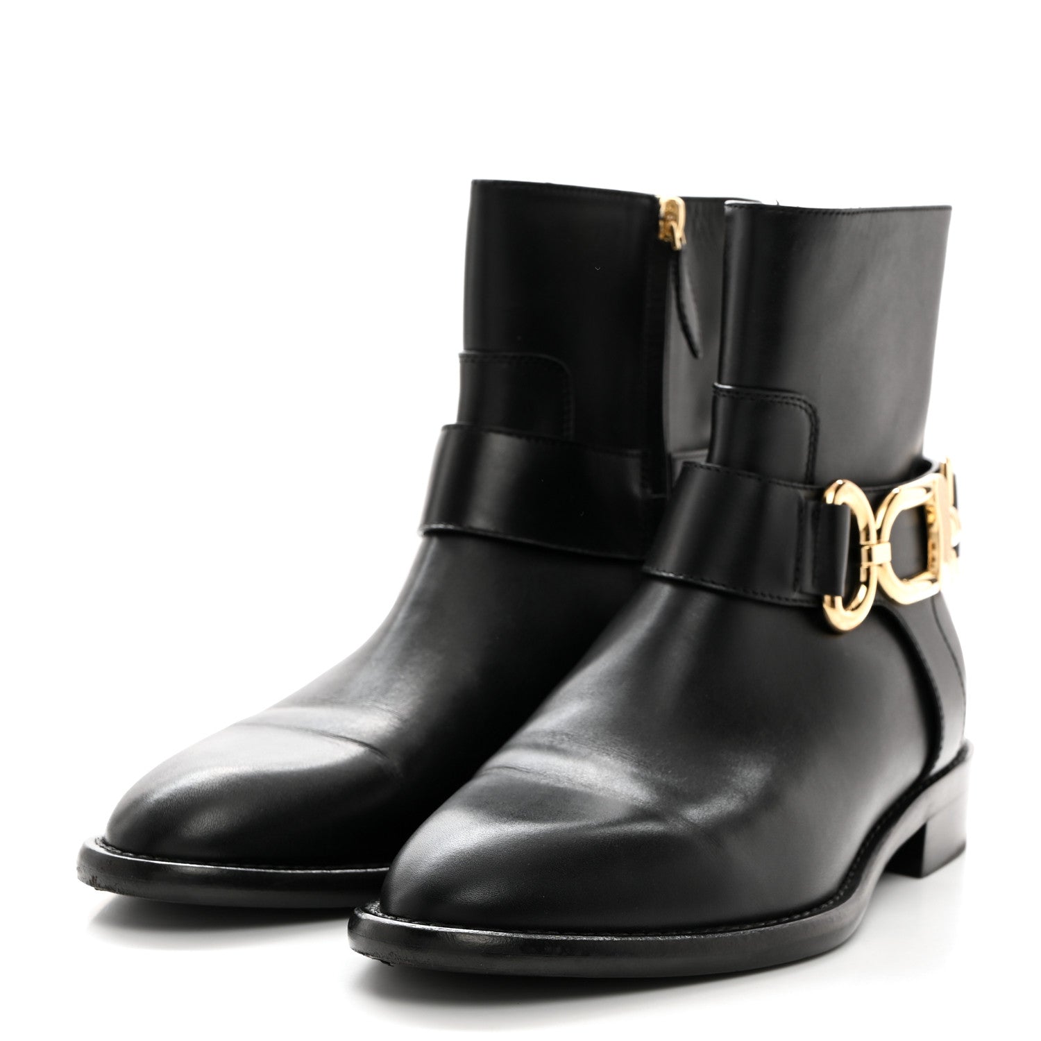 Louis Vuitton Calfskin Westside Flat Ankle Boots 39 Black 3 of 9
