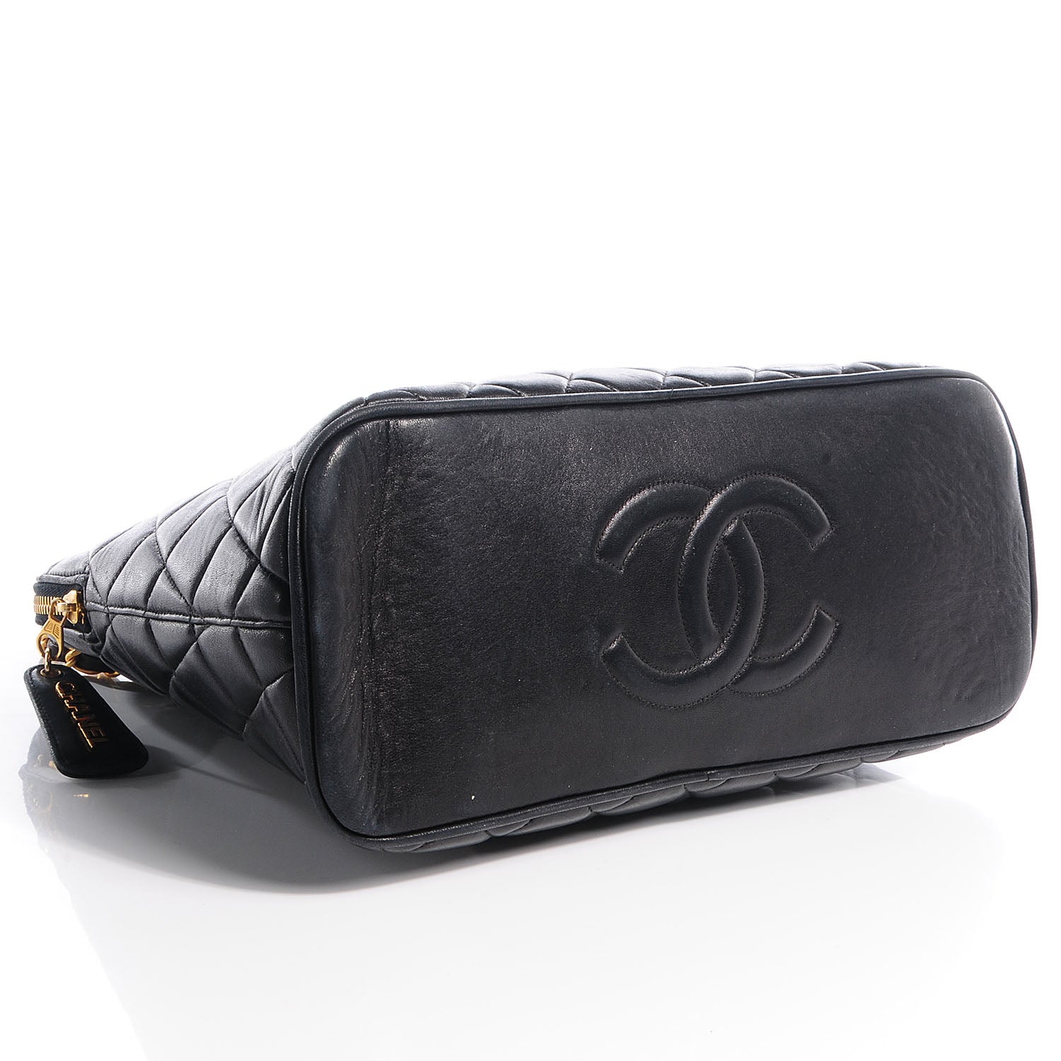 Chanel Lambskin Quilted Shoulder Bag Black 4 of 7