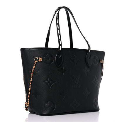 Louis Vuitton Empreinte Monogram Giant Wild At Heart Neverfull MM Black 3 of 9
