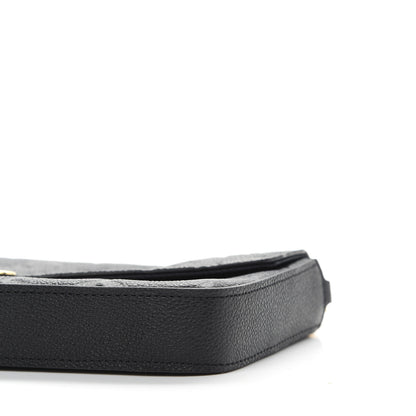 Louis Vuitton Empreinte Pochette Felicie Chain Wallet Black 9 of 10