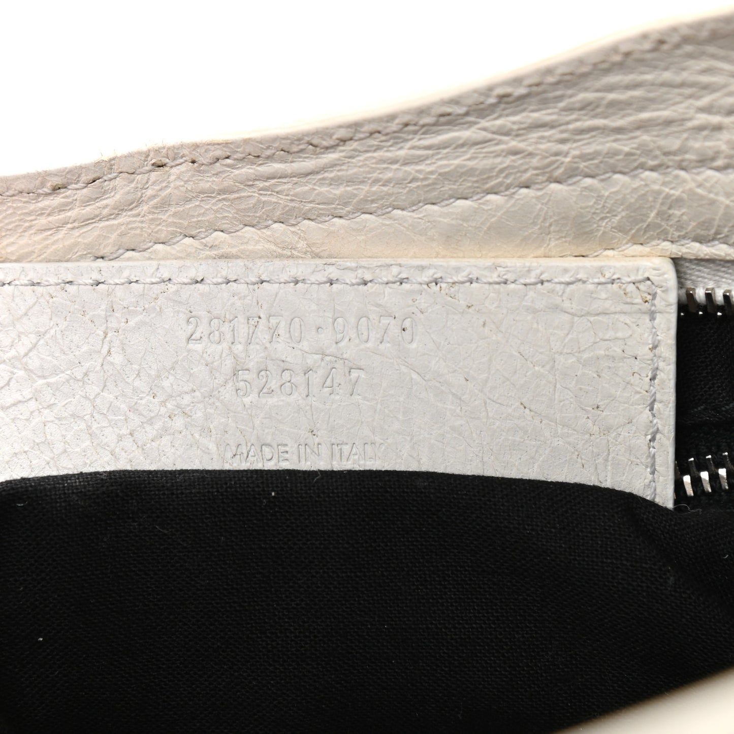 Agneau Giant 12 Silver Hardware City Ivory