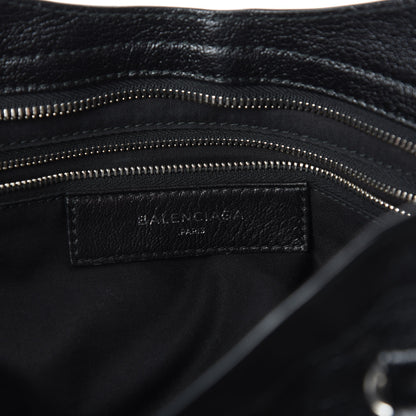 Balenciaga Chevre Silver Metallic Edge Hardware City Black 6 of 9