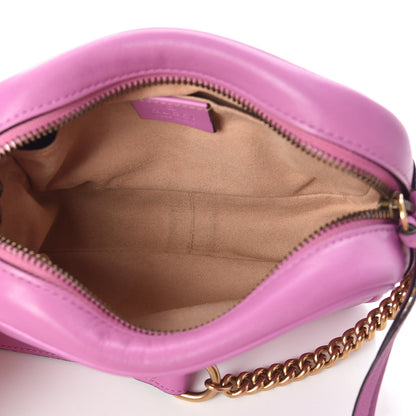 Gucci Calfskin Matelasse Mini GG Marmont Chain Shoulder Bag Candy Mousse 5 of 16