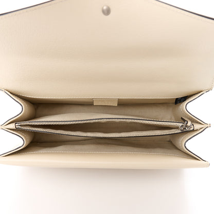 Gucci Textured Calfskin Crystal Small Dionysus Shoulder Bag Mystic White 5 of 12