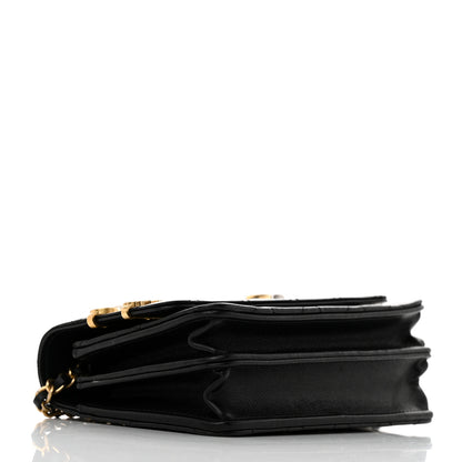 Chanel Lambskin Quilted Coco Clips Mini Wallet On Chain WOC Black 4 of 11