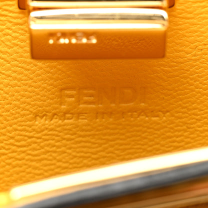 Fendi Shiny Nappa Nano Peekaboo Maxi Handle Satchel Mimosa 7 of 11