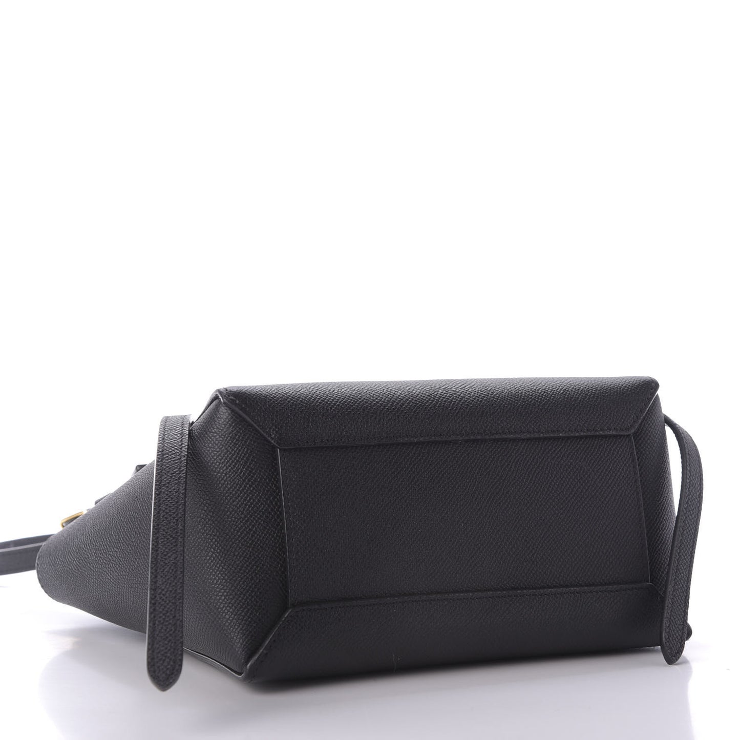 Grained Calfskin Nano Belt Bag Black