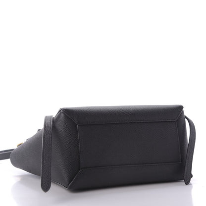 Celine Grained Calfskin Nano Belt Bag Black 5 of 9