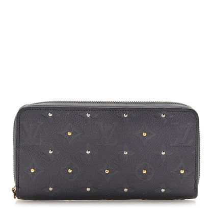 Louis Vuitton Studded Empreinte Zippy Wallet Gris Silver 1 of 10
