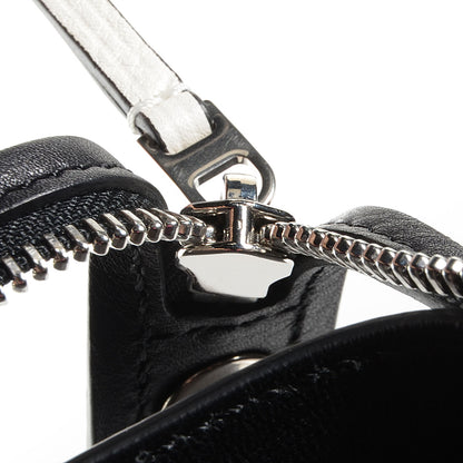 Celine Textured Calfskin Large Edge Shoulder Bag Black 8 of 9