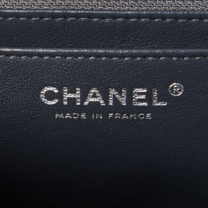 Chanel Lambskin Quilted Jumbo Single Flap Bijoux Chain Dark Grey 8 of 10