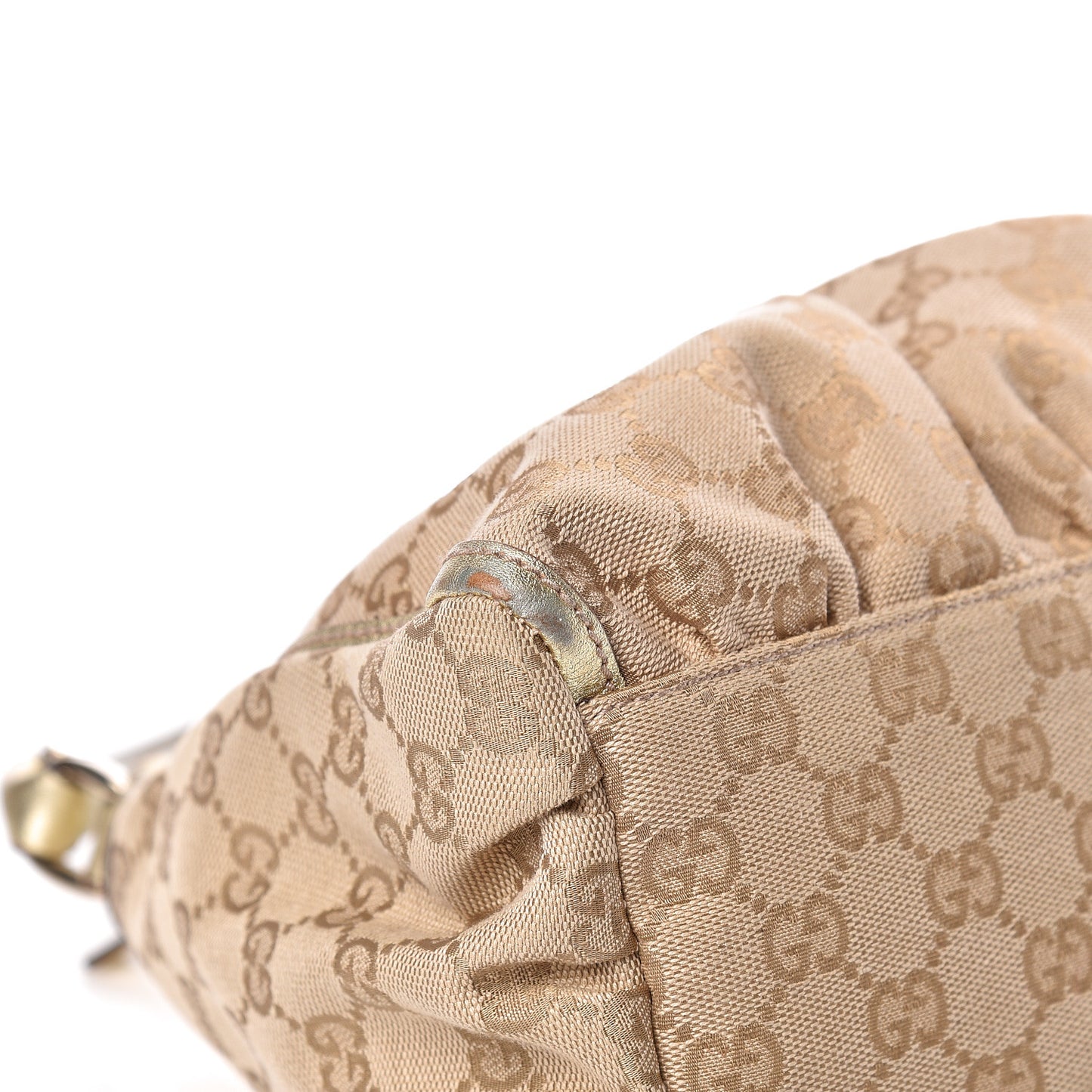 Monogram Medium D Gold Ring Hobo Gold