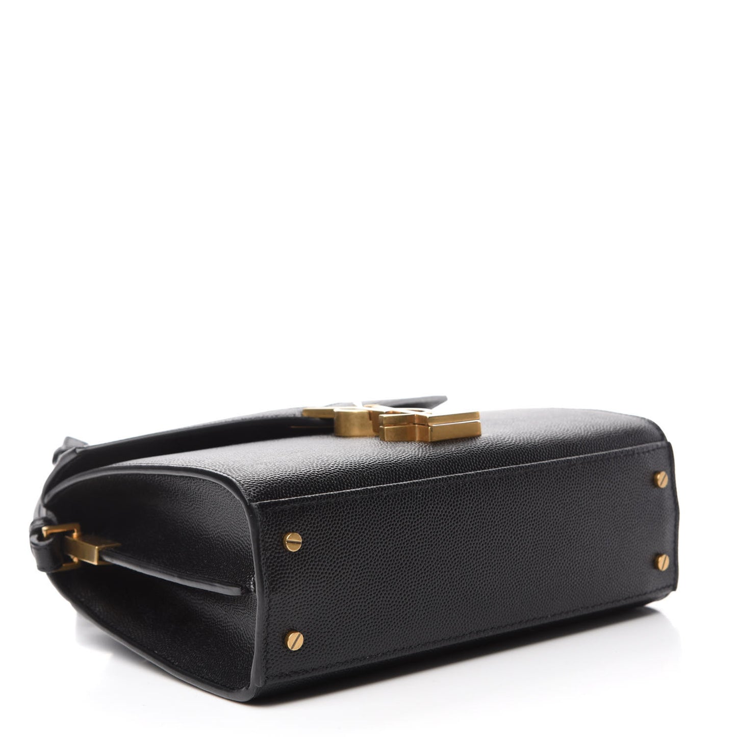 Grain de Poudre Mini Classic Monogram Cassandra Top Handle Black Rouge Legion