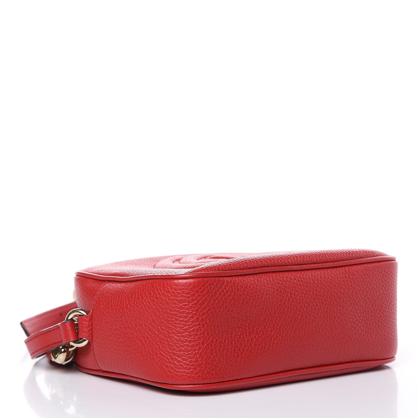 Pebbled Calfskin Small Soho Disco Bag Tabasco Red