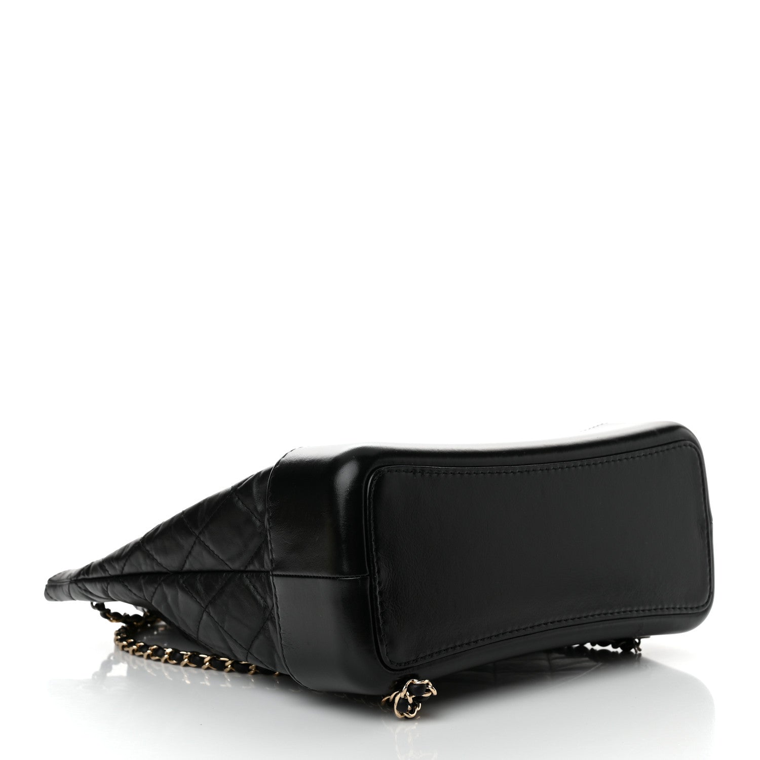 Chanel Aged Calfskin Quilted Gabrielle Backpack Black 4 of 11