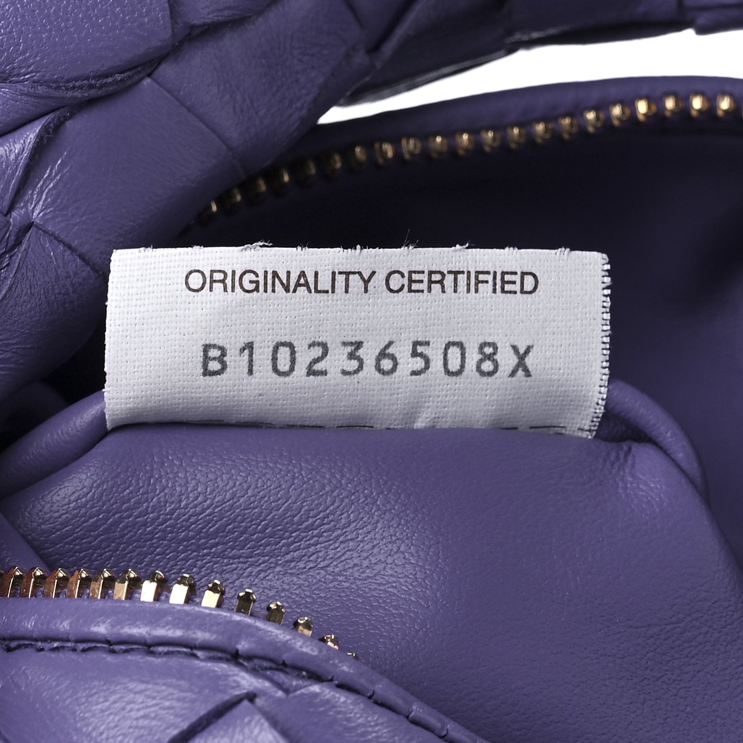 Nappa Intrecciato Mini Jodie Purple