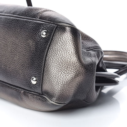 Prada Vitello Daino Antik Frame Bag Piombo 6 of 10