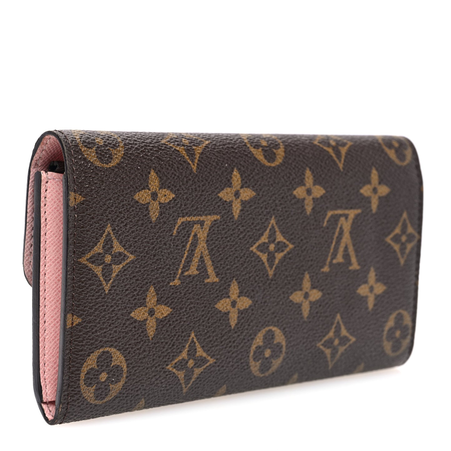 Monogram Emilie Wallet Rose Ballerine