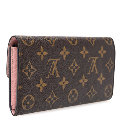 Louis Vuitton Monogram Emilie Wallet Rose Ballerine 3 of 6