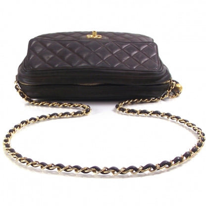 Chanel Vintage Lambskin Tassel Flap Bag Black 5 of 16