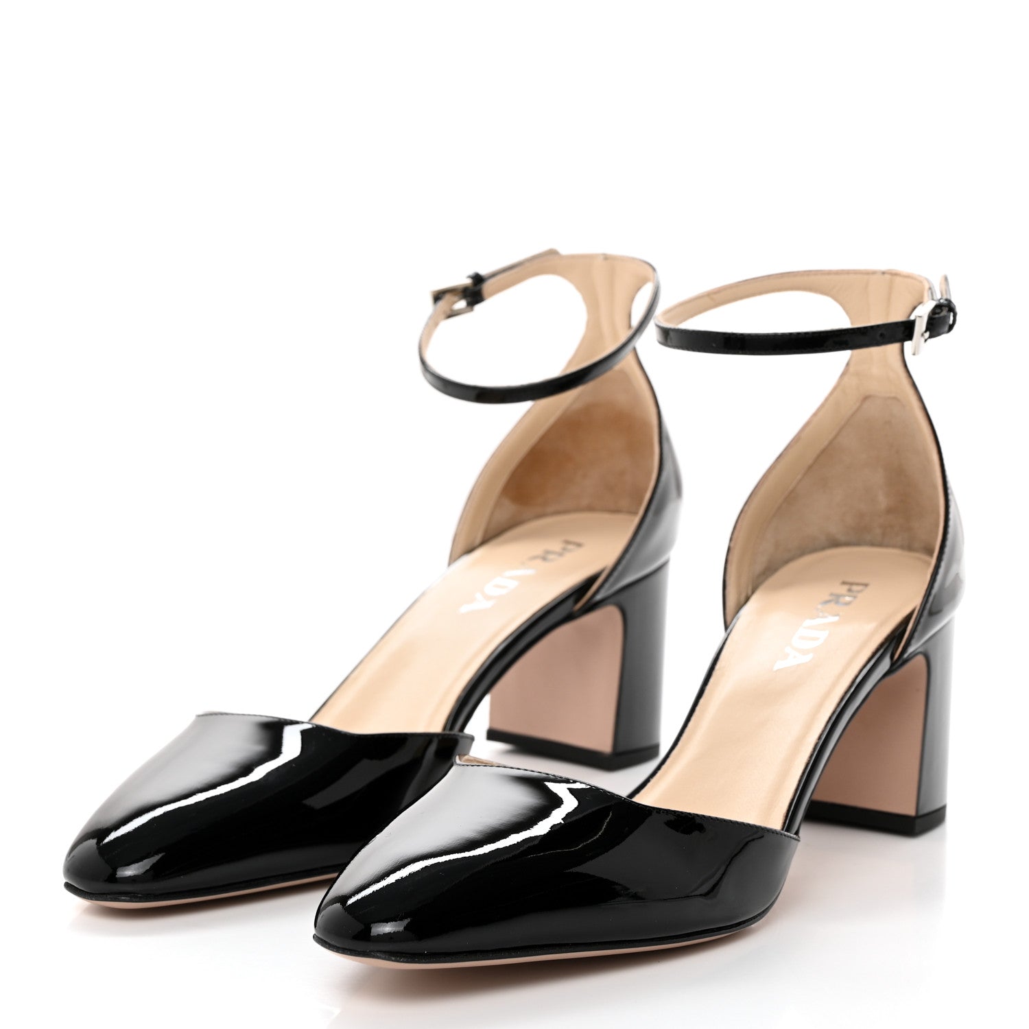 Prada Vernice Mary Jane 65mm Pumps 40 Black 3 of 8