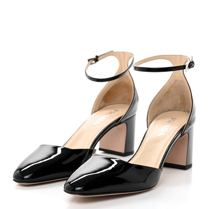 Prada Vernice Mary Jane 65mm Pumps 40 Black 3 of 8