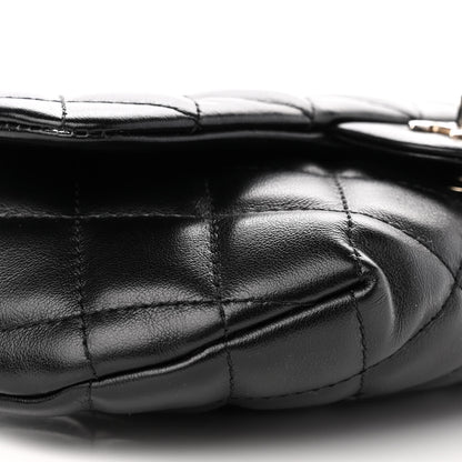 Chanel Calfskin Quilted CC Uniform Flap Belt Bag Black 9 of 12