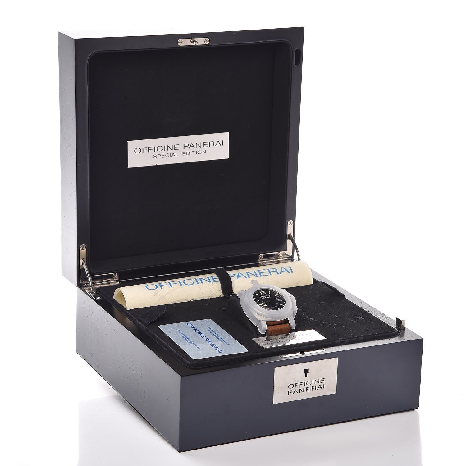 Panerai Stainless Steel Calfskin 44mm Luminor Arktos Special Edition Automatic Watch Black PAM00092 12 of 12