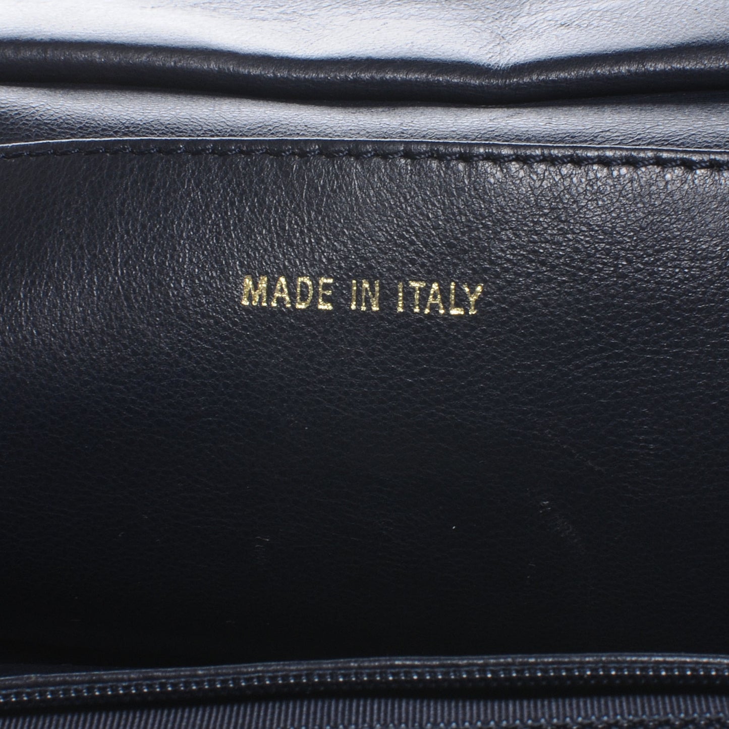 Lambskin Petit Timeless Shopping Tote PTT Navy Blue