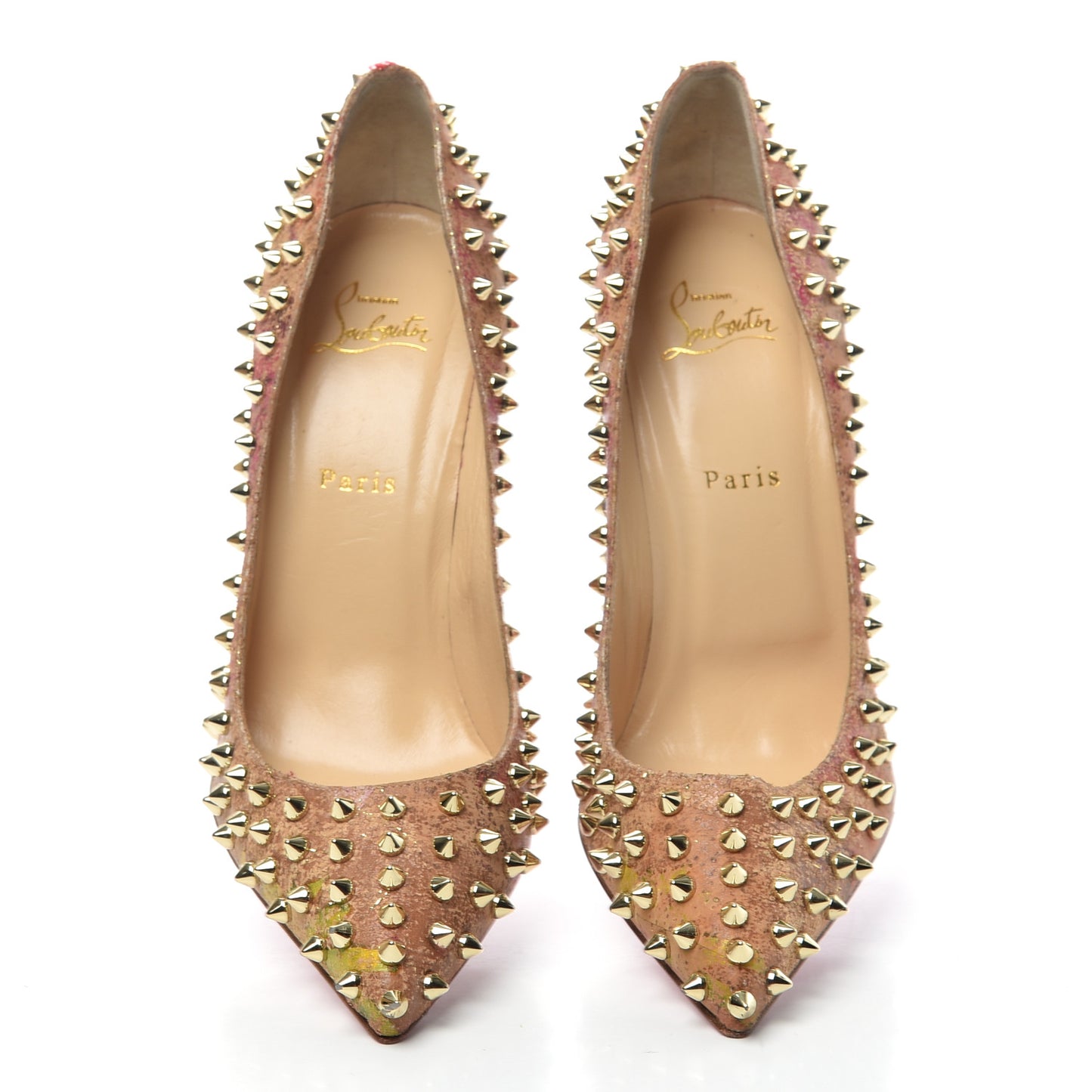 Cork Patent Bloom Print Follies Spikes 100 Pumps 40.5 Version Multicolor