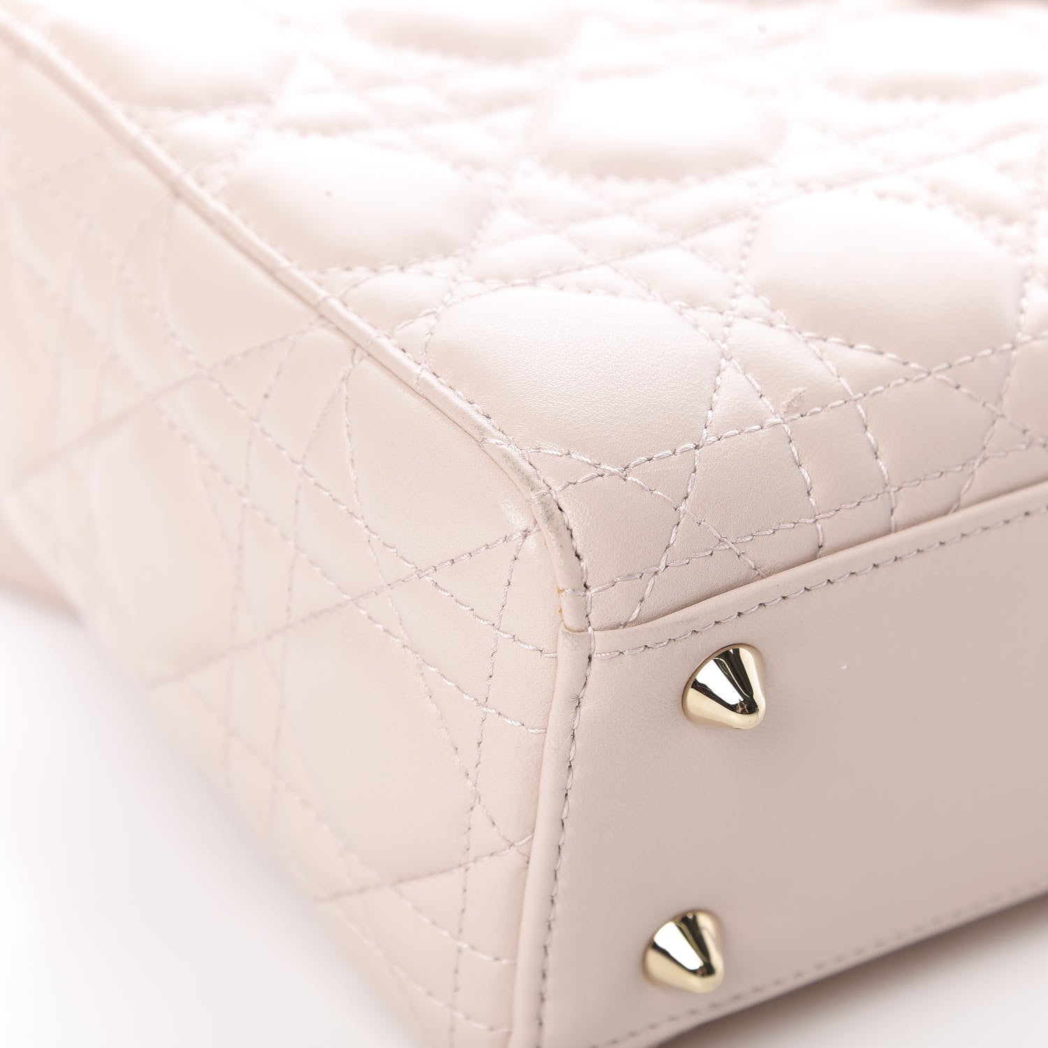 Christian Dior Lambskin Cannage Small Lucky Badges My Lady Dior Pink 9 of 15