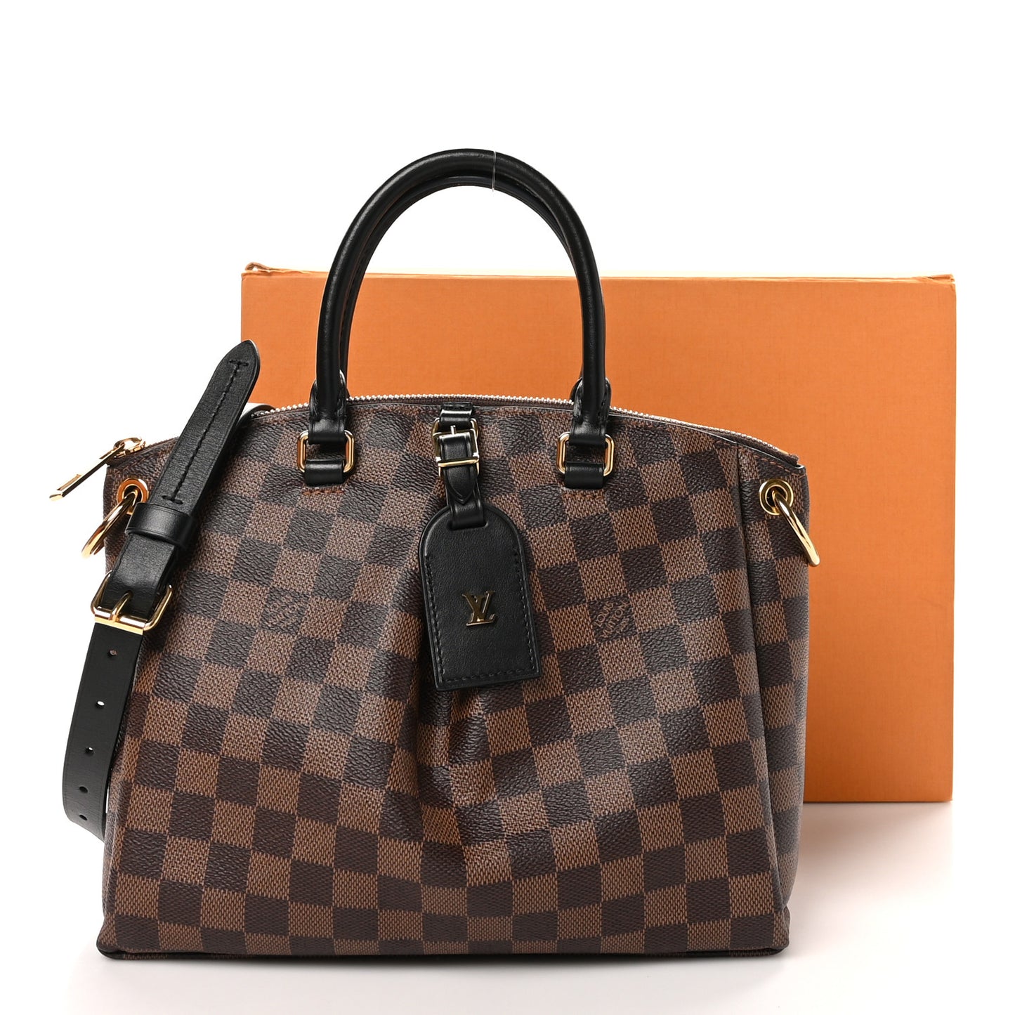 Damier Ebene Odeon Tote PM Black