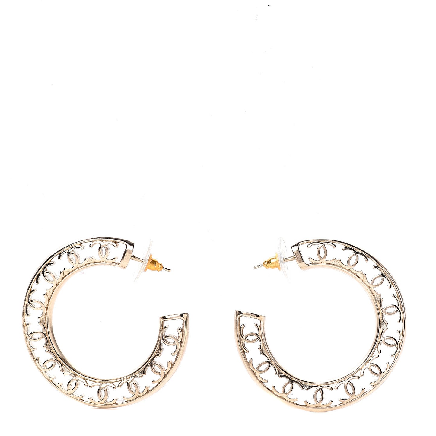 CC Hoop Earrings Gold