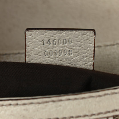 Gucci Monogram Web Large Treasure Flap White 7 of 14