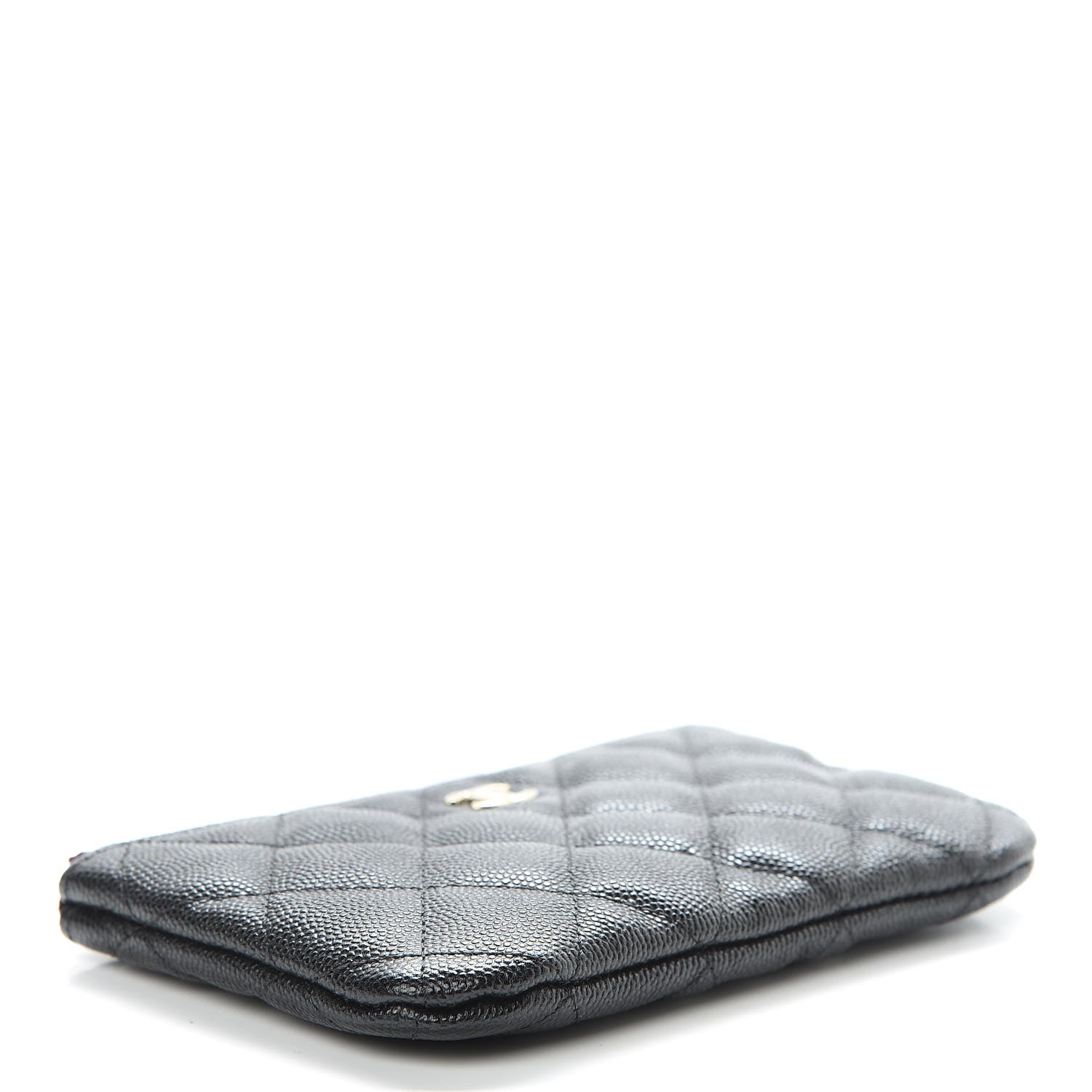 Chanel Caviar Quilted Small Cosmetic Case Black 4 of 8