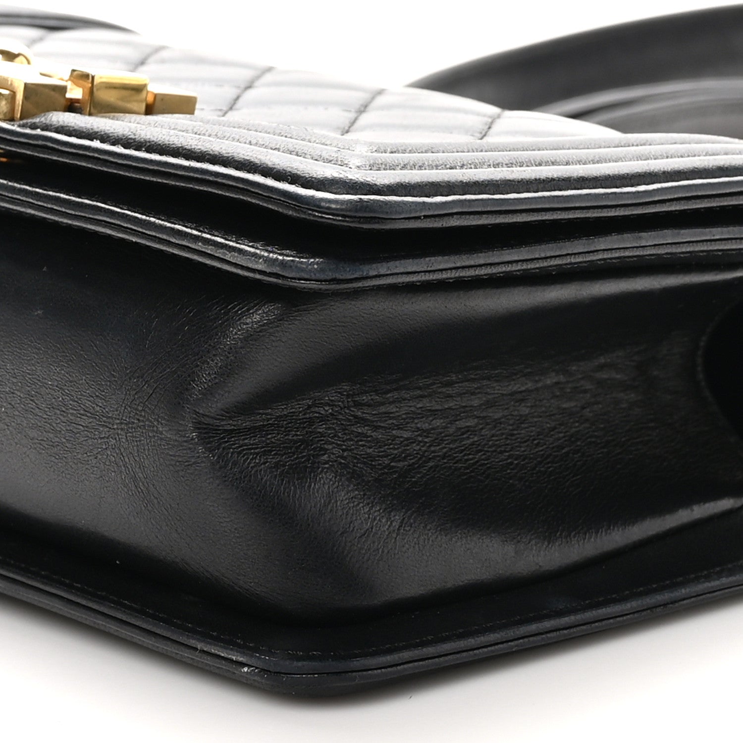 Chanel Lambskin Quilted Small Boy Flap Black 10 of 11