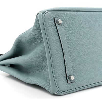 Hermes Taurillon Clemence Birkin 35 Ciel 9 of 20