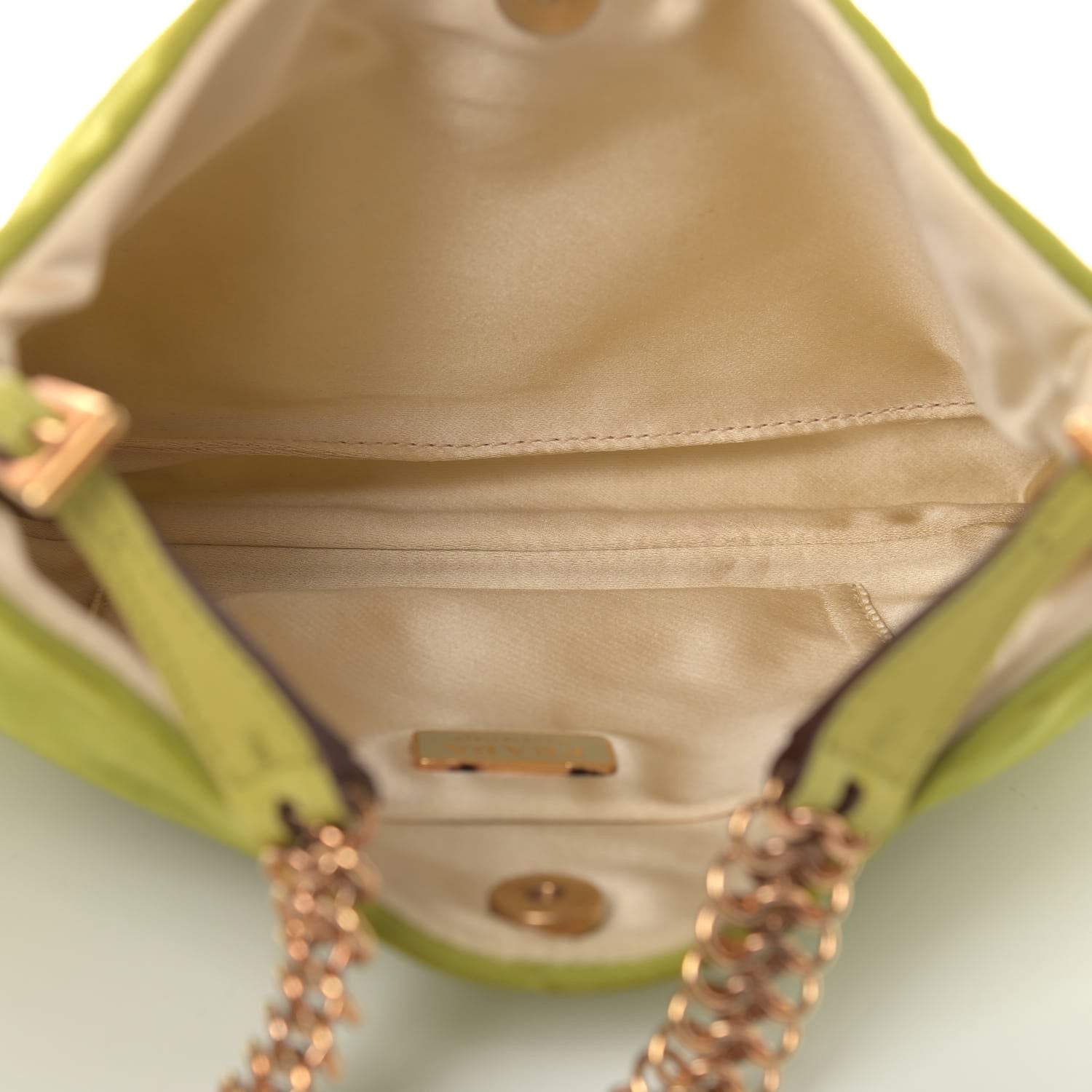 Prada Tessuto Nylon Light Chain Shoulder Bag Felce 6 of 12