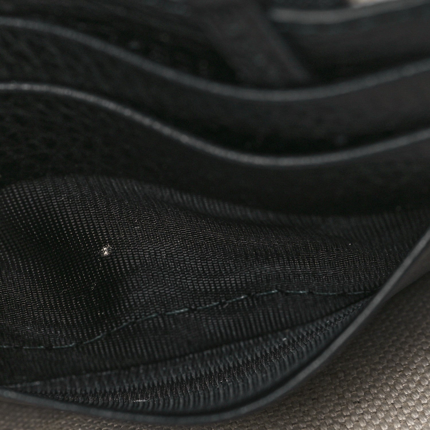 Gucci Calfskin GG Marmont Zip Pouch Black 7 of 8