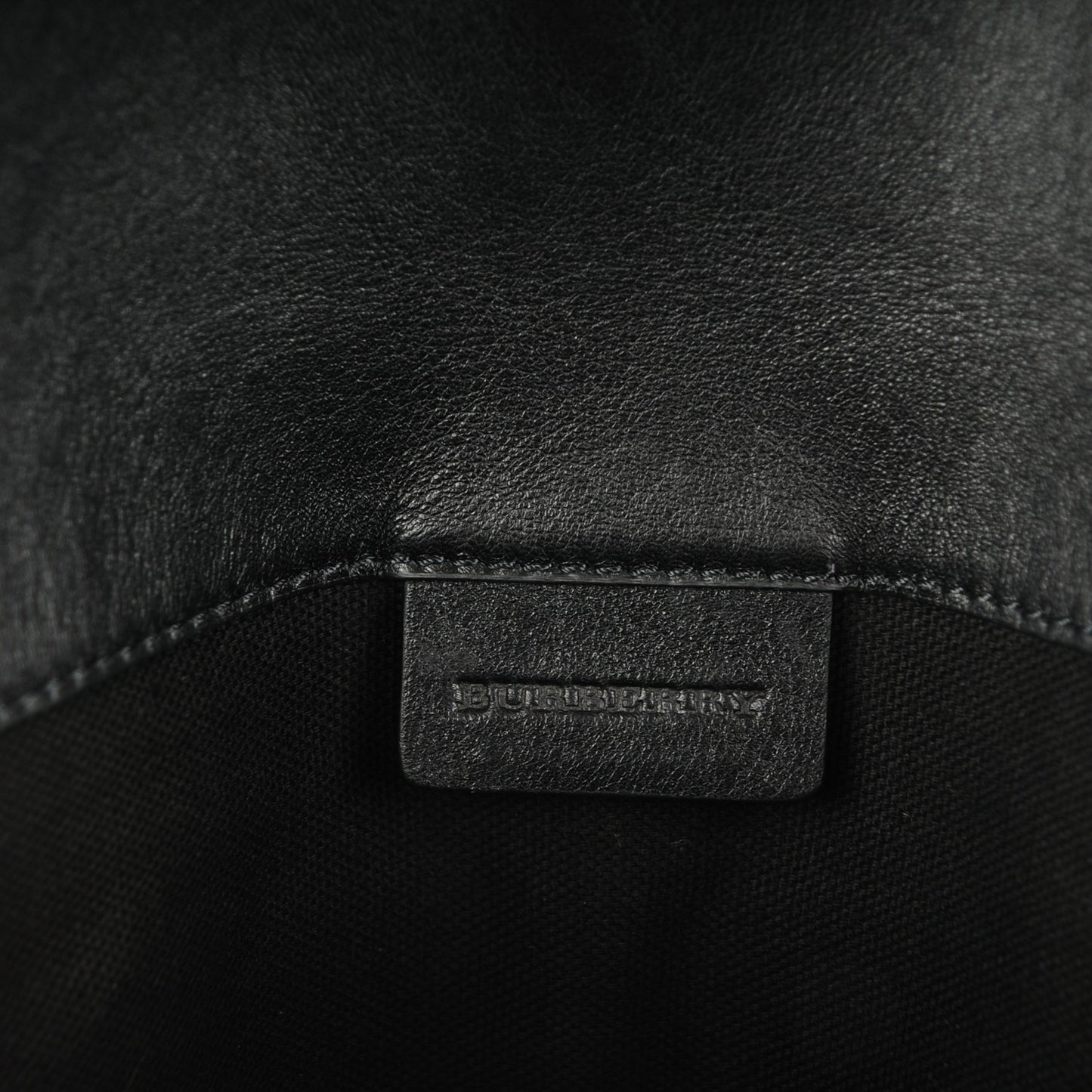 Horseshoe Calfskin House Check Small Milton Crossbody Bag Black