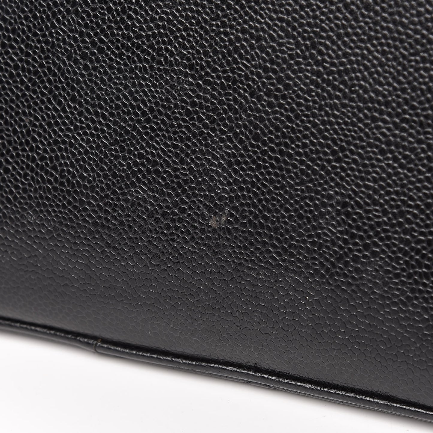 Caviar Quilted Medallion Tote Black