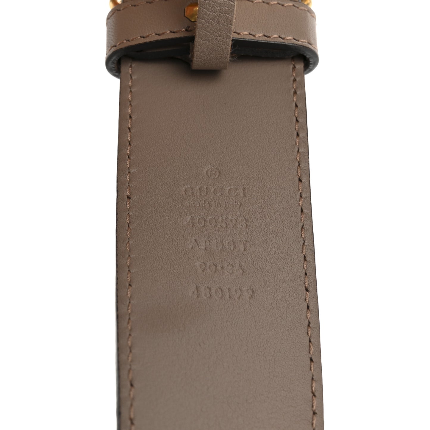 Calfskin Double G 40mm Belt 90 36 Porcelain Rose
