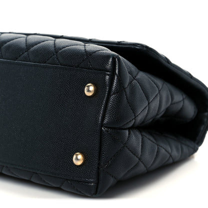 Chanel Caviar Quilted Small Coco Handle Flap Black 11 of 11
