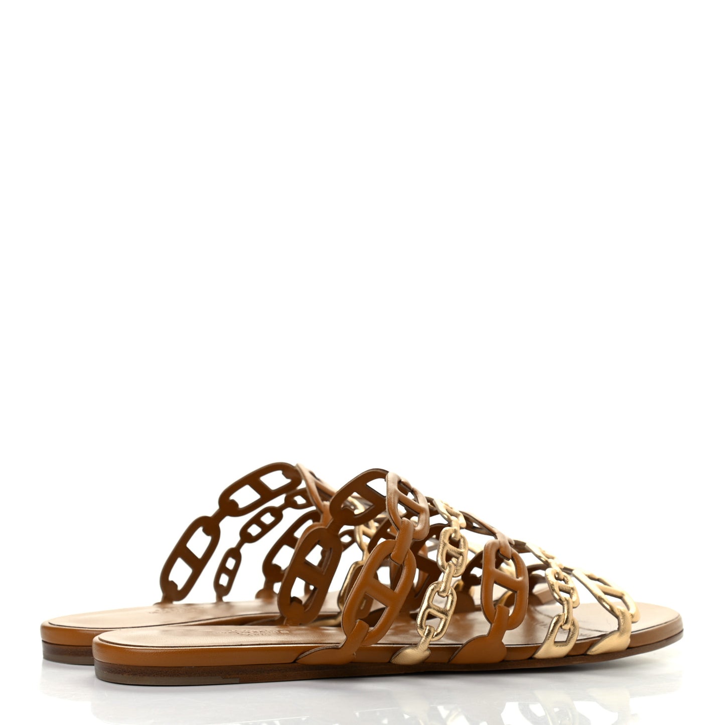 Nappa Thalassa Sandals 40 Beige Doré