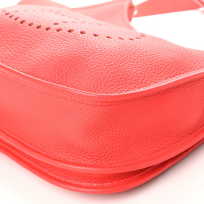 Hermes Taurillon Clemence Evelyne III PM Rose Jaipur 10 of 10