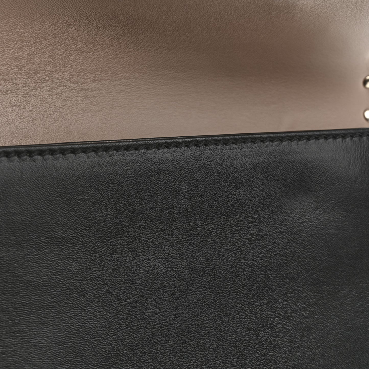 Nappa Rockstud Wristlet Clutch Black