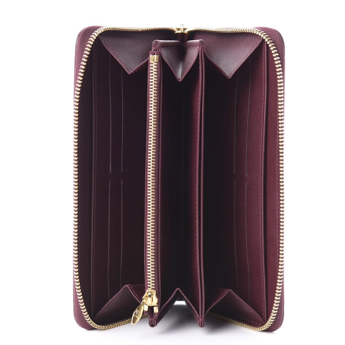 Vernis Leopard Zippy Wallet Rouge Fauviste