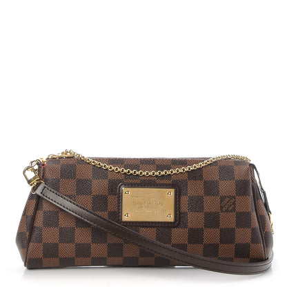 Louis Vuitton Damier Ebene Eva Clutch 1 of 7