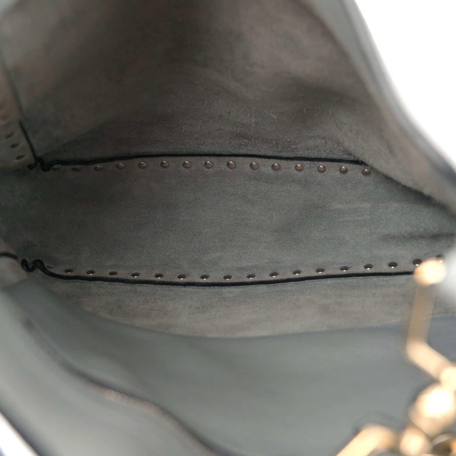 Valentino Garavani Pebbled Calfskin Small Rockstud Flip-Lock Messenger Bag Light Stone 5 of 13